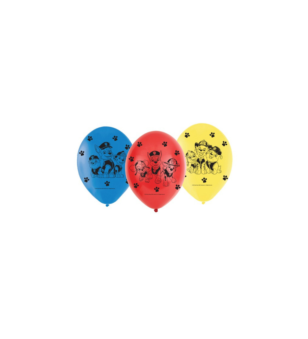 Tlapková patrola - Mix latexových balónků
