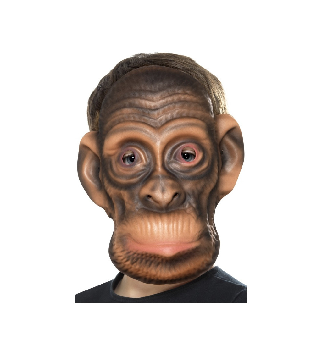 Gumová maska  šimpanze II