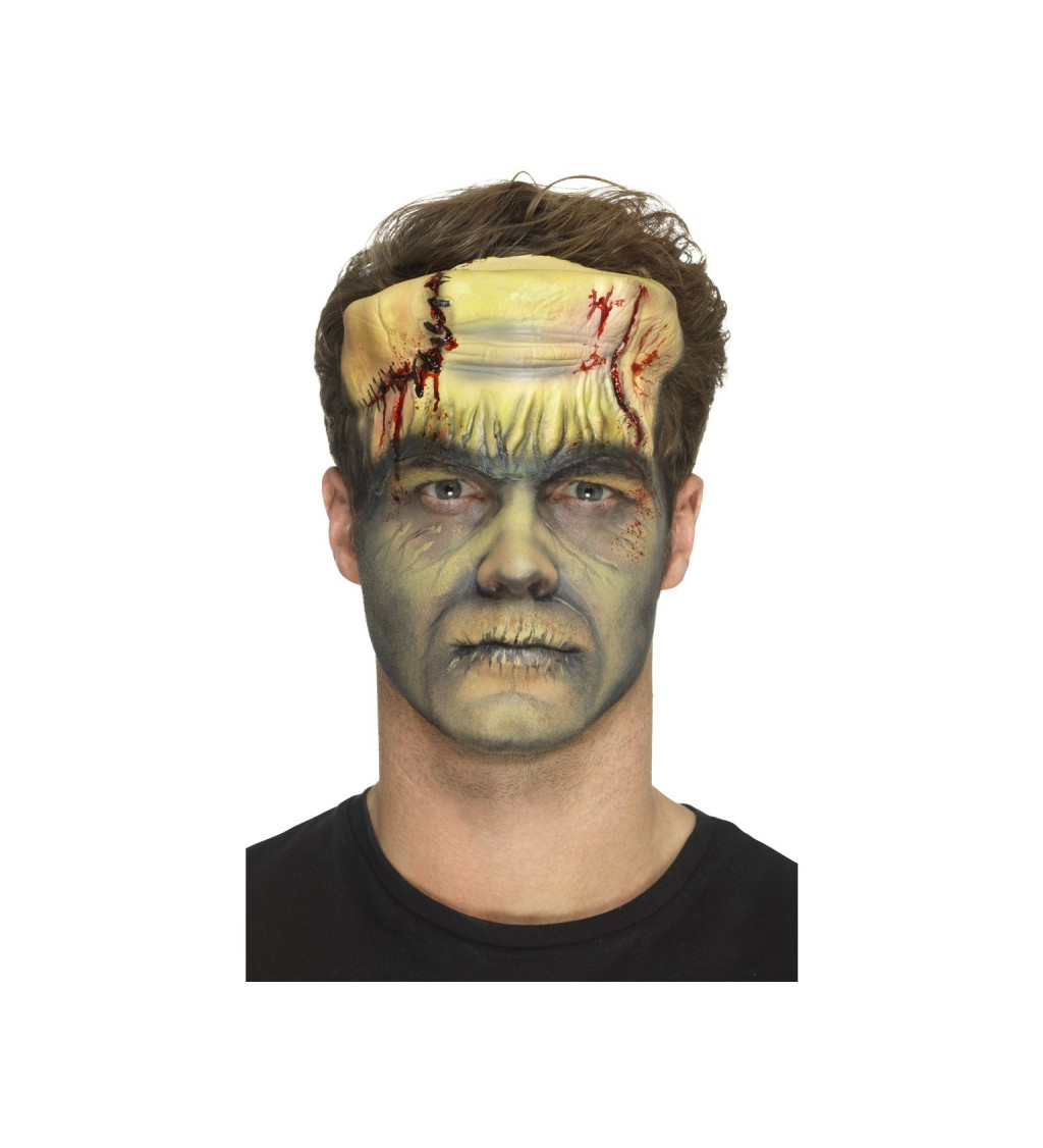 Nalepovací latexové čelo - Frankenstein