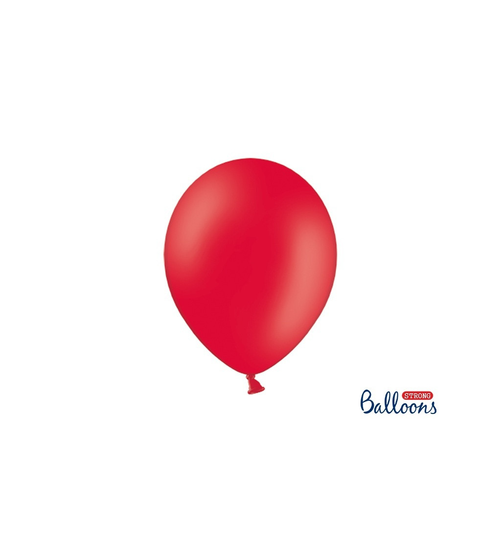 Červený latexový balónek - 10 ks