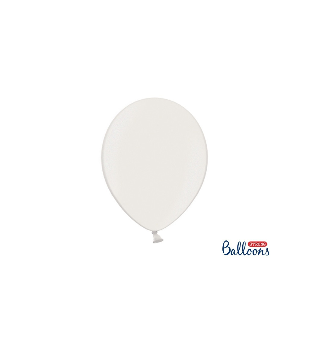 Bílé latexové balónky - 10 ks