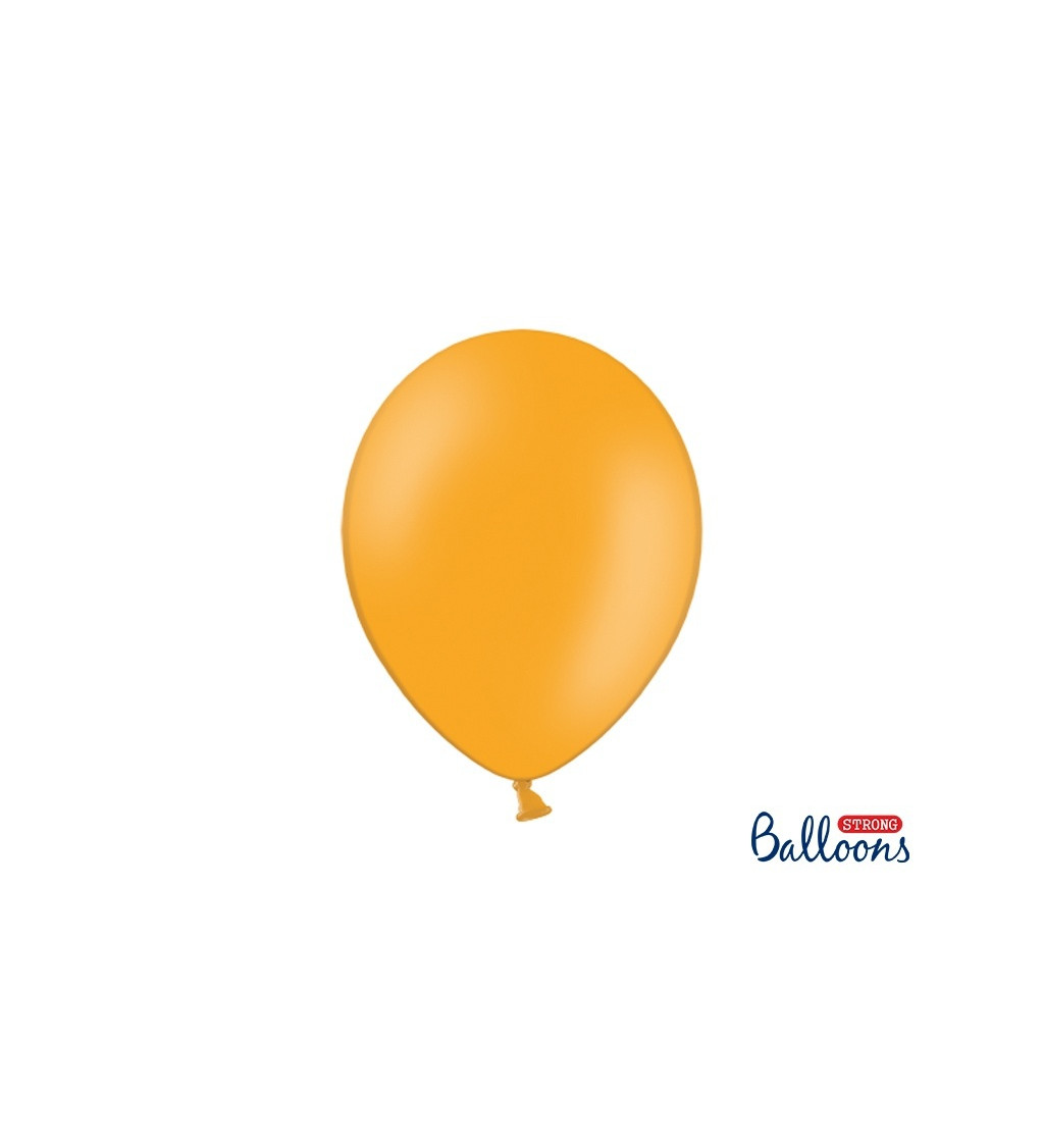 Oranžový latexový balónek - 10 ks