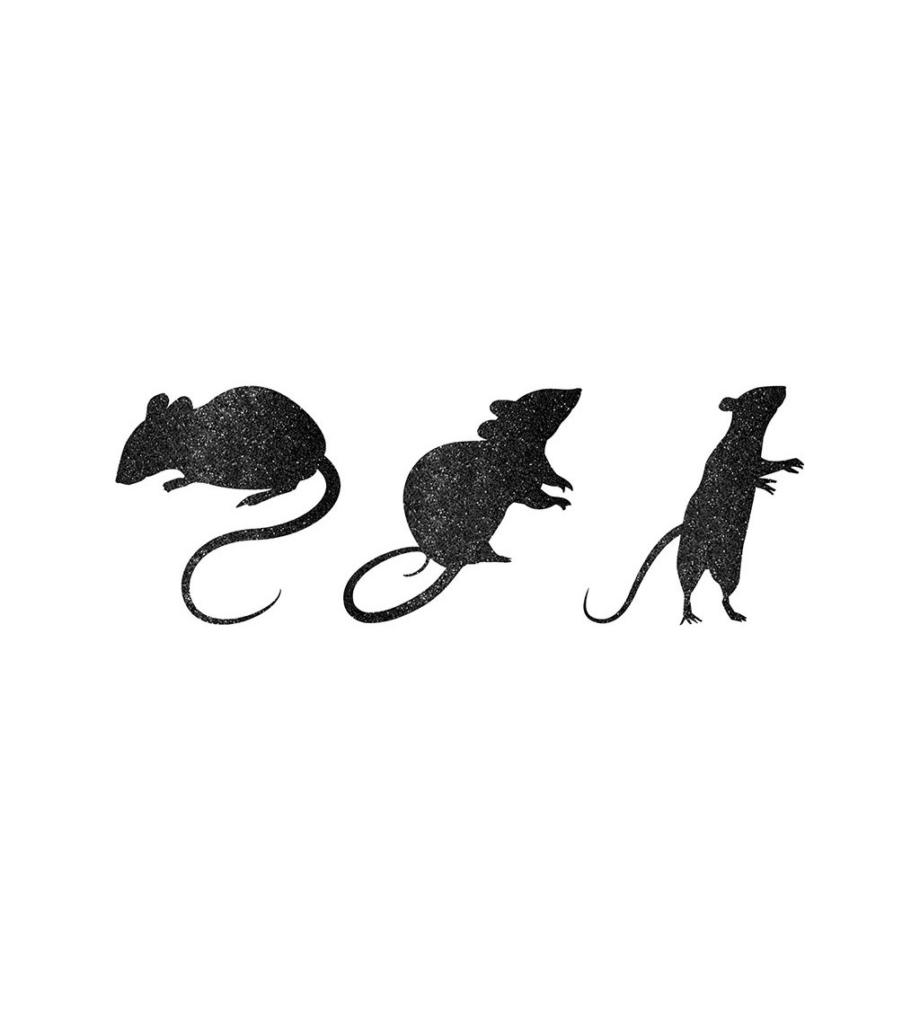Balení myších siluet
