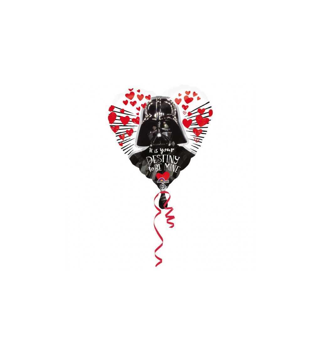 Star Wars - Happy Valentine balónek