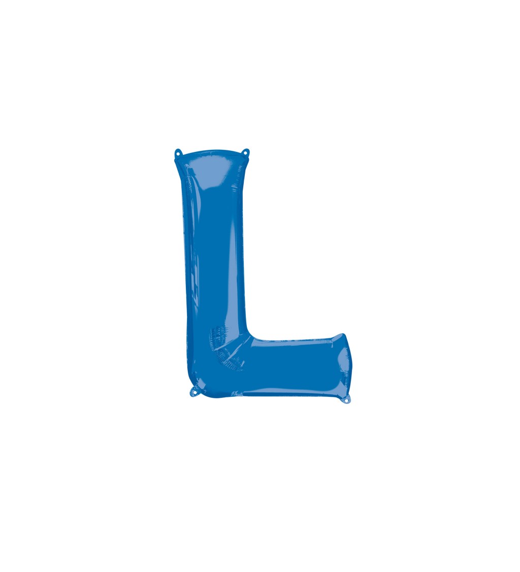 Modrý fóliový balónek L