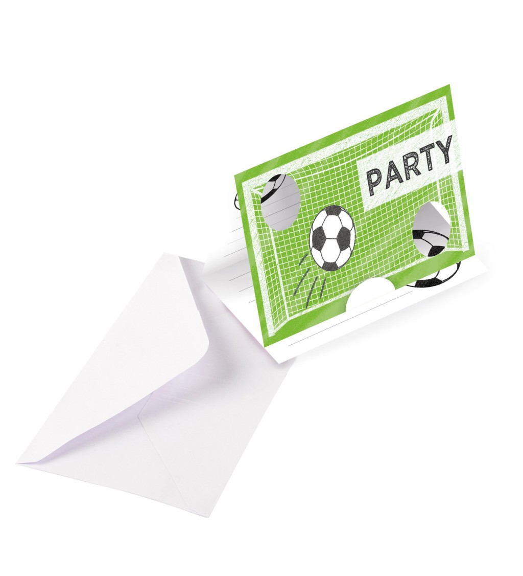 Party pozvánky - fotbalový míč