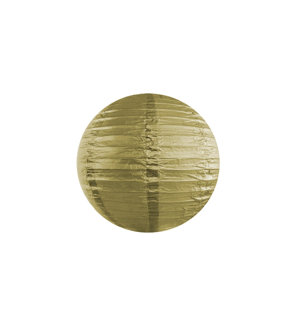 Lampión zlatý - 35 cm