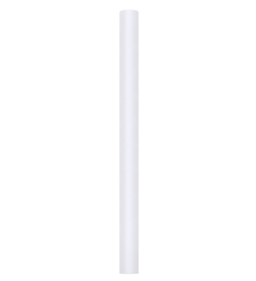 Jednobarevný bílý tyl - 0,8 m