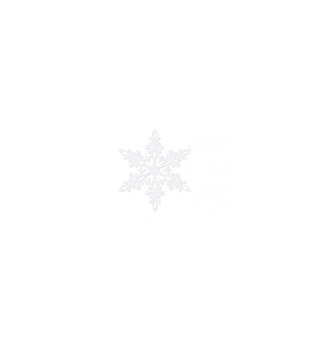 Sněhová vločka - papírová dekorace