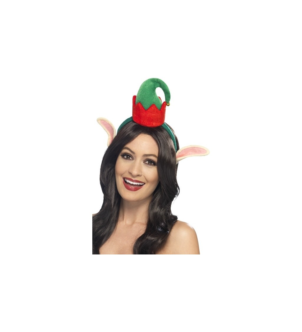 Čelenka s elfí čepičkou a ušima