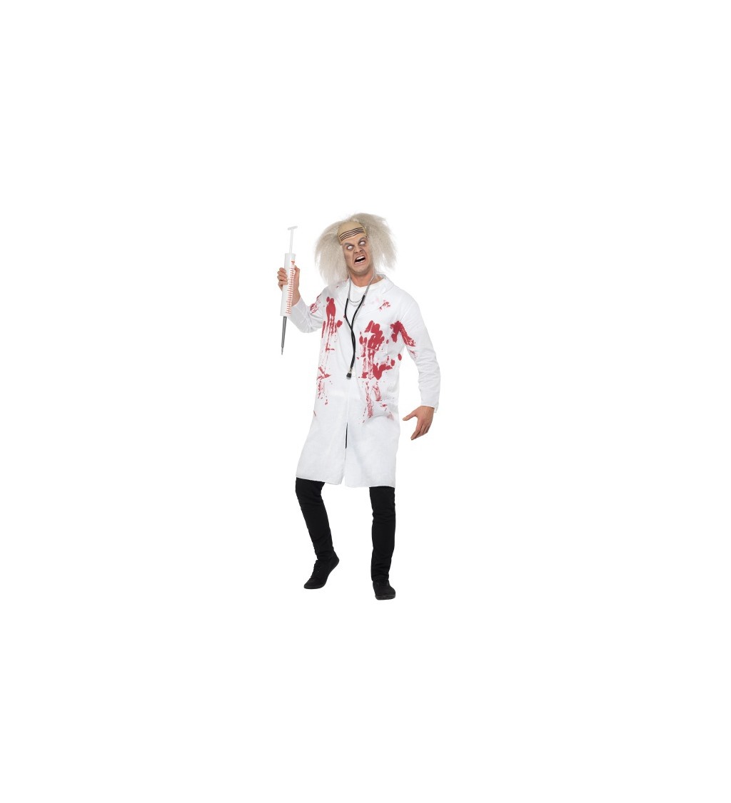 Doktorský plášť - krvavý