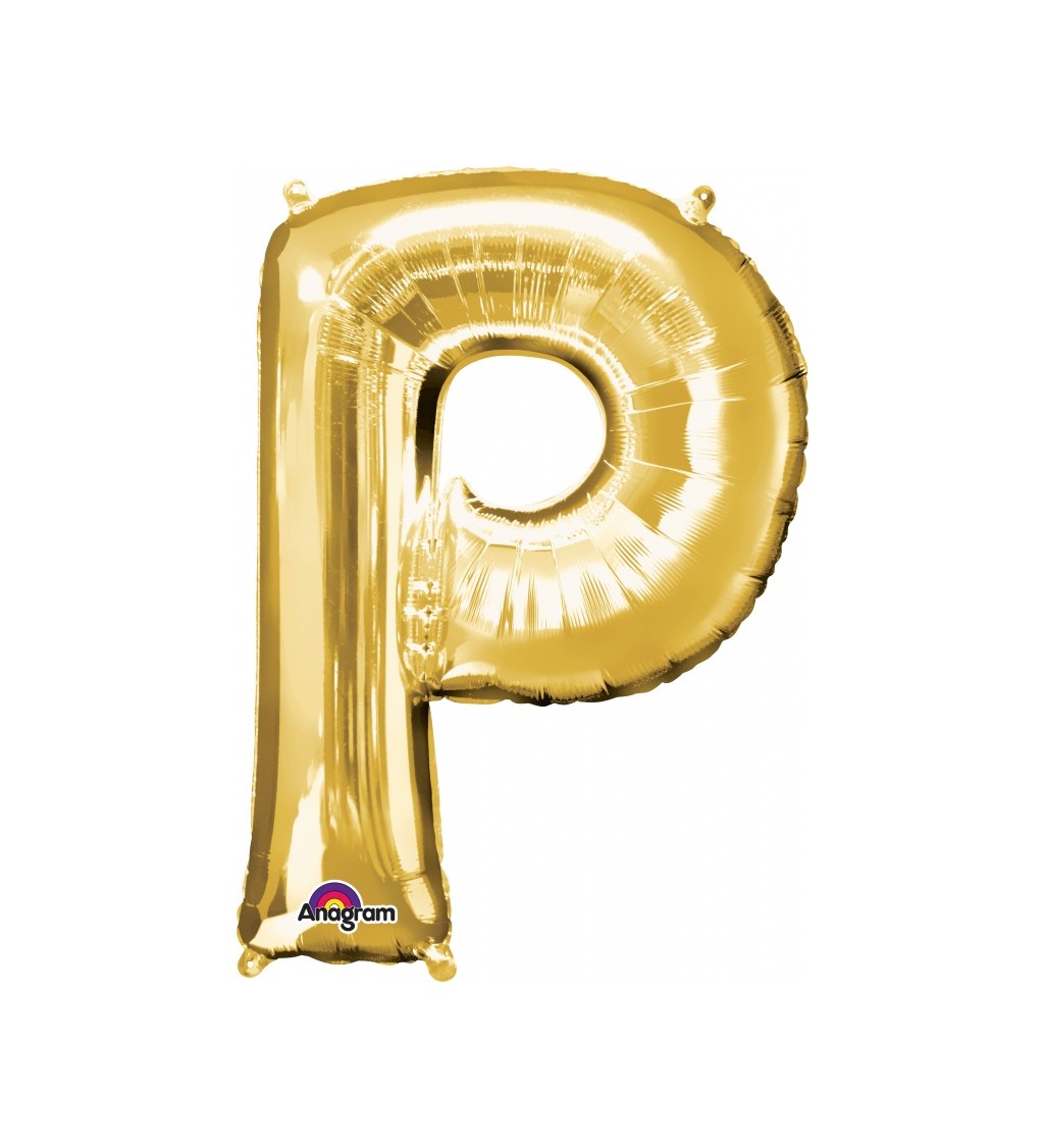 Zlatý mini balónek P