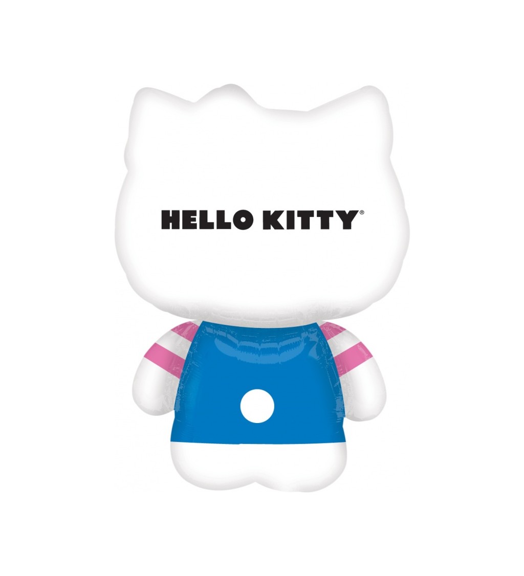 Hello Kitty - Fóliový balónek "modré kalhoty" 