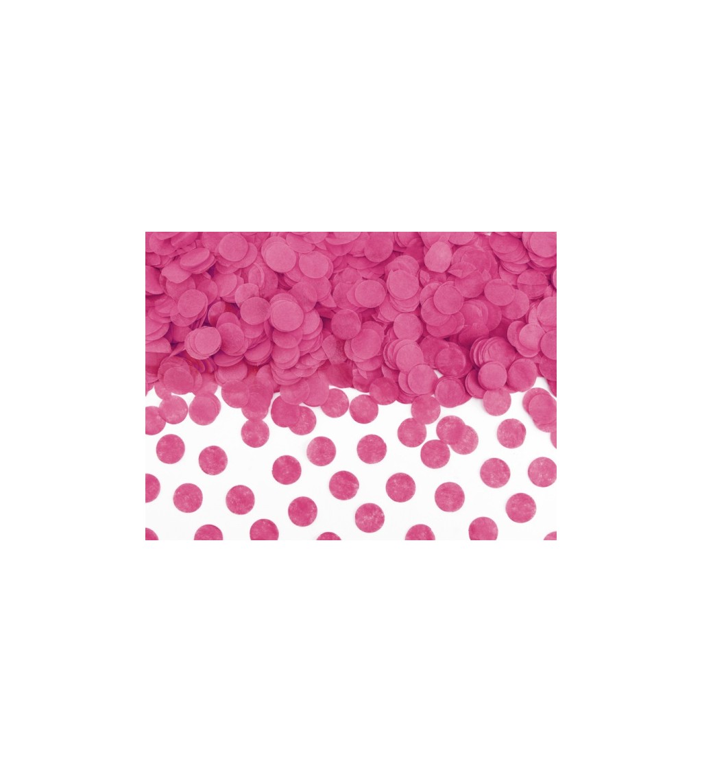 Konfety - kolečka dusty pink