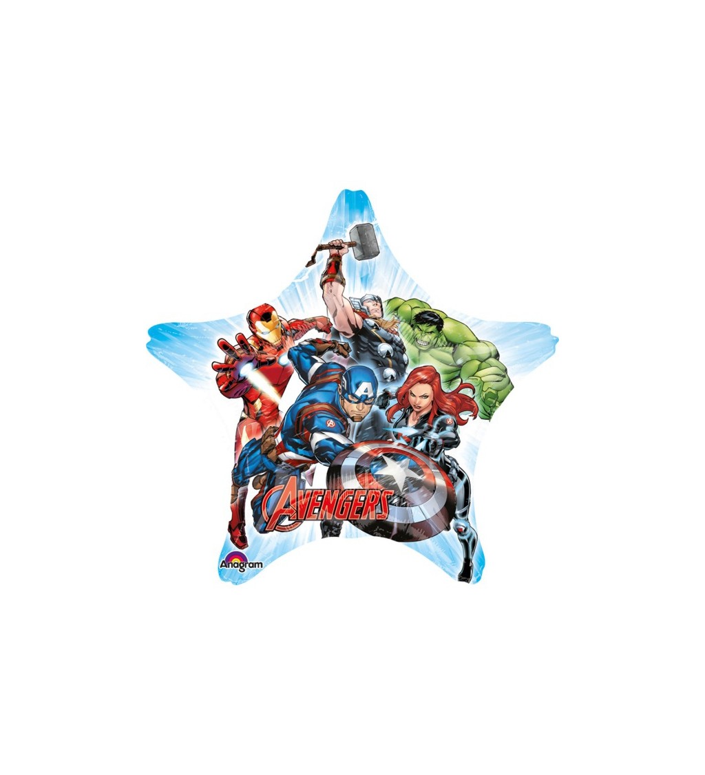 Avengers - balónek hvězda