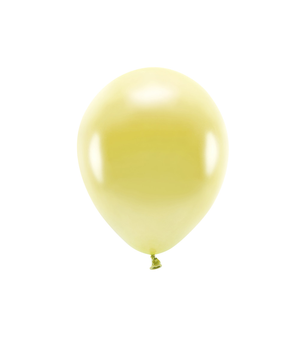 ECO balonky svetle zlate (metal)