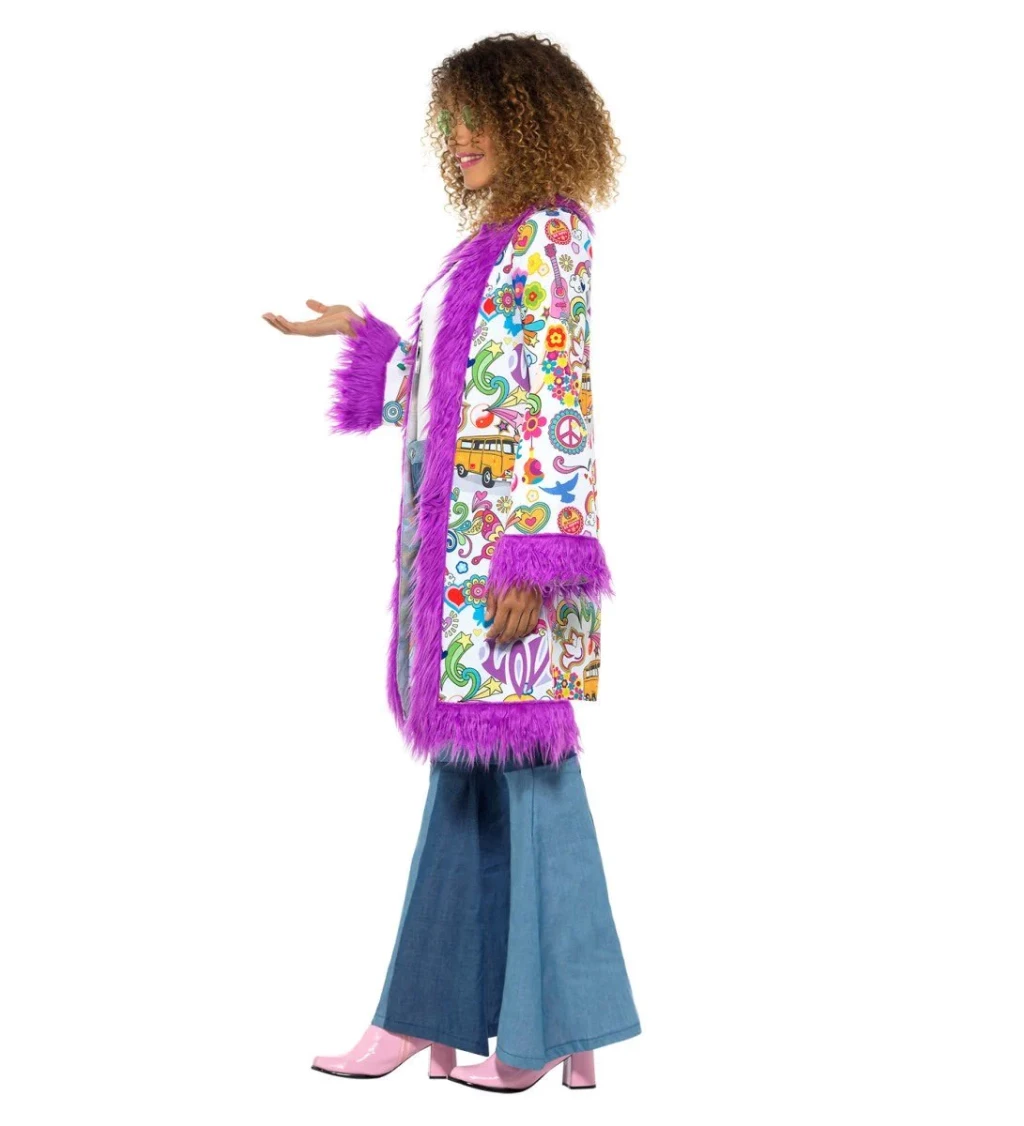Dámský hippie plášť