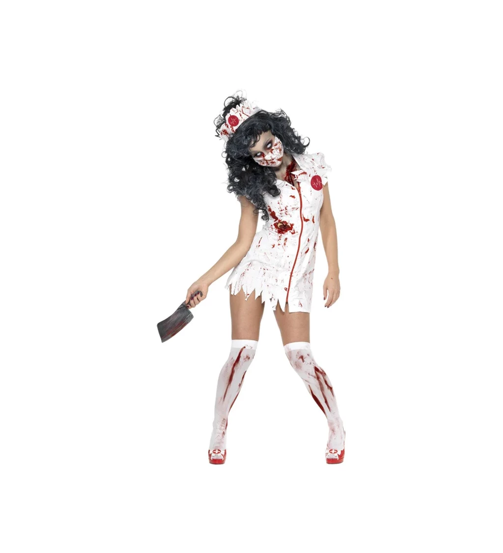 Kostým - Zombie sestřička a rouška