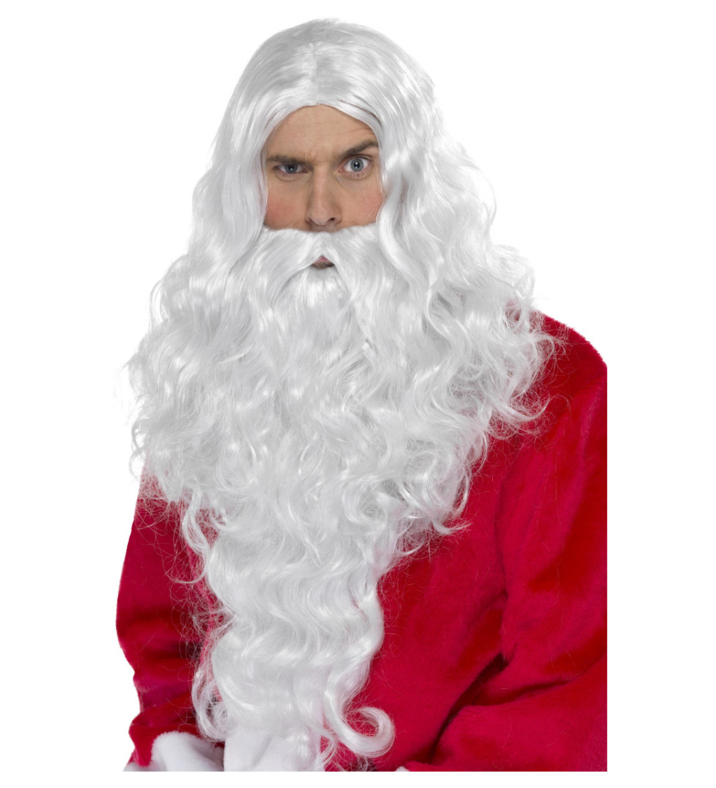 Santa sada - Paruka a vousy bílé