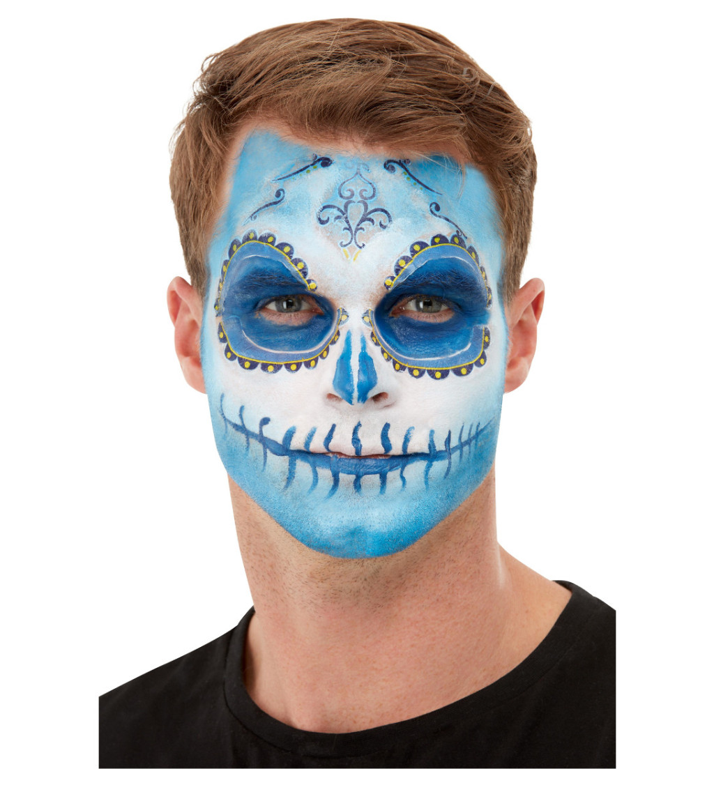 Make up - modrý Day of the Dead