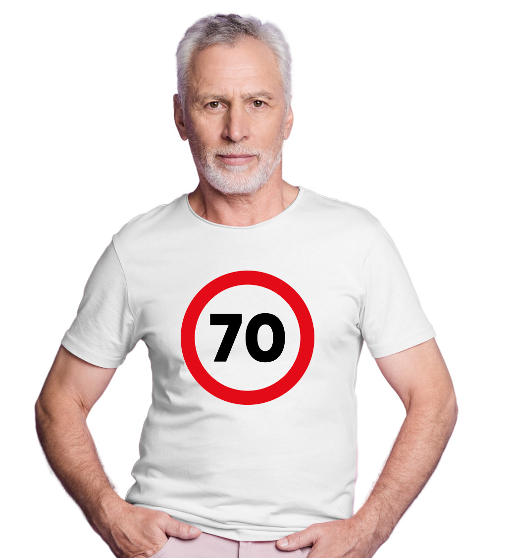 Pánské triko bílé - značka 70