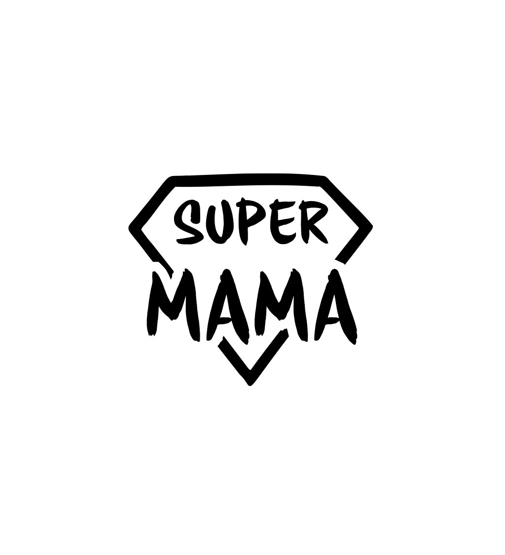 Dámské tričko bílé - Super hero mama
