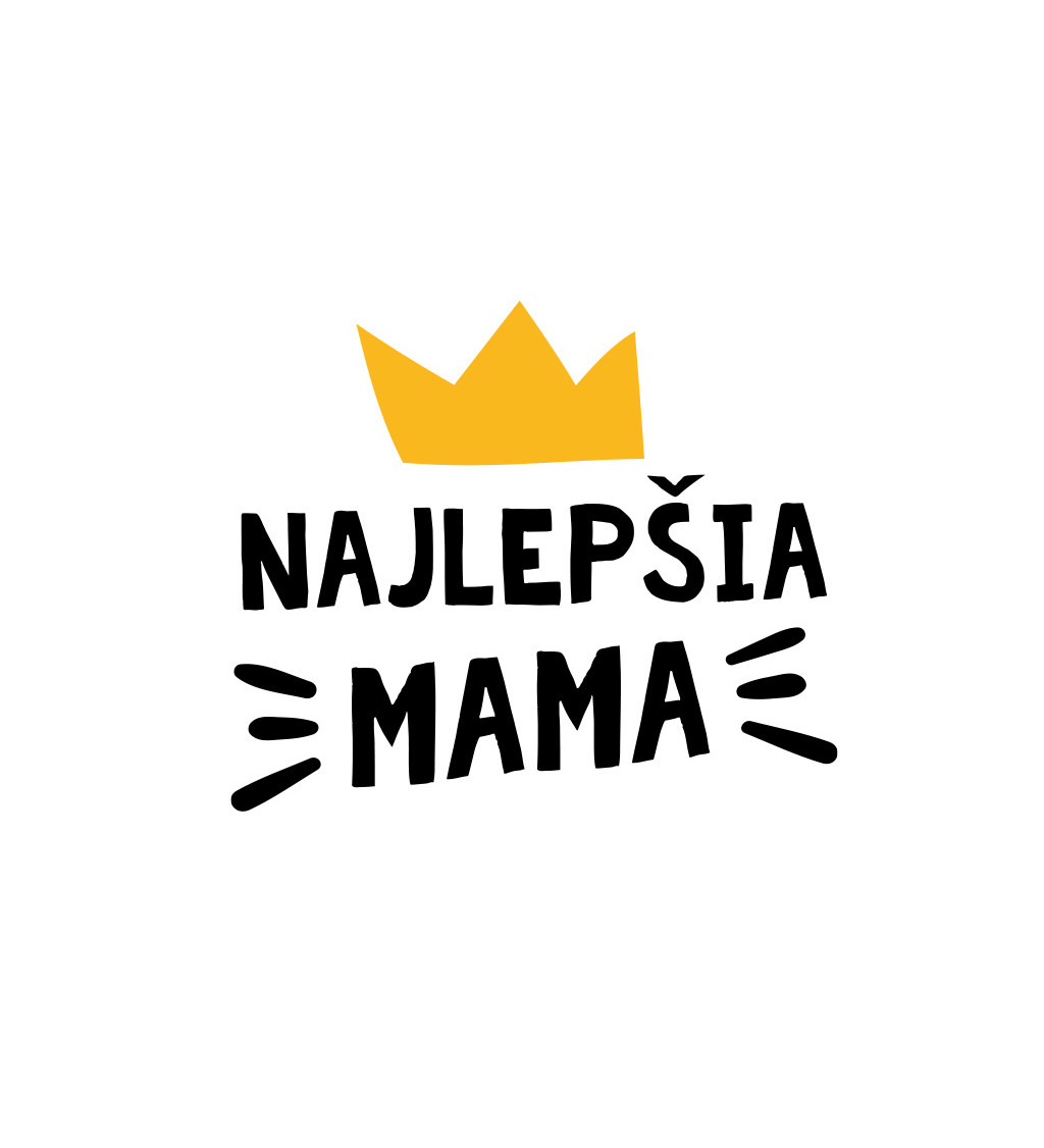 Dámské tričko bílé - Najlepšia mama