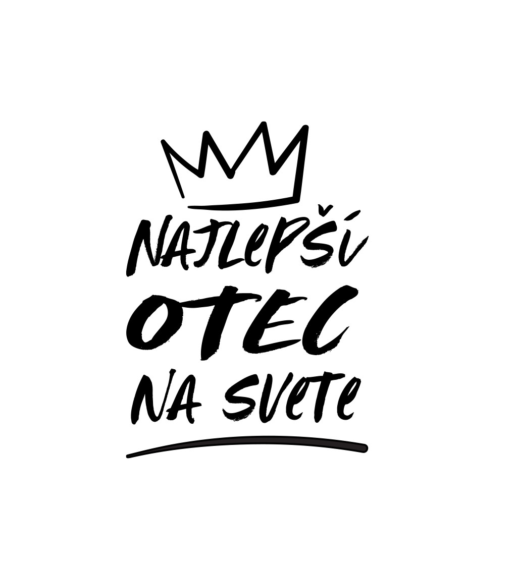 Pánské tričko - bílé - Najlepší otec na svete - M