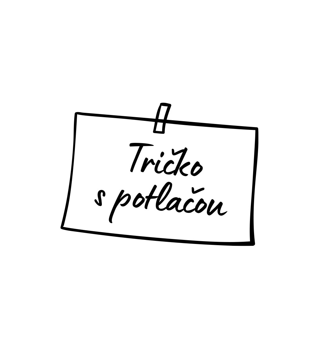 Pánské tričko - bílé - Tričko s potiskem - M