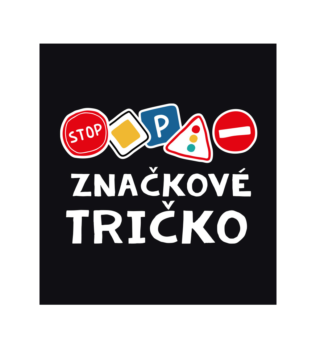 Pánské tričko - černé - Značkové tričko - M