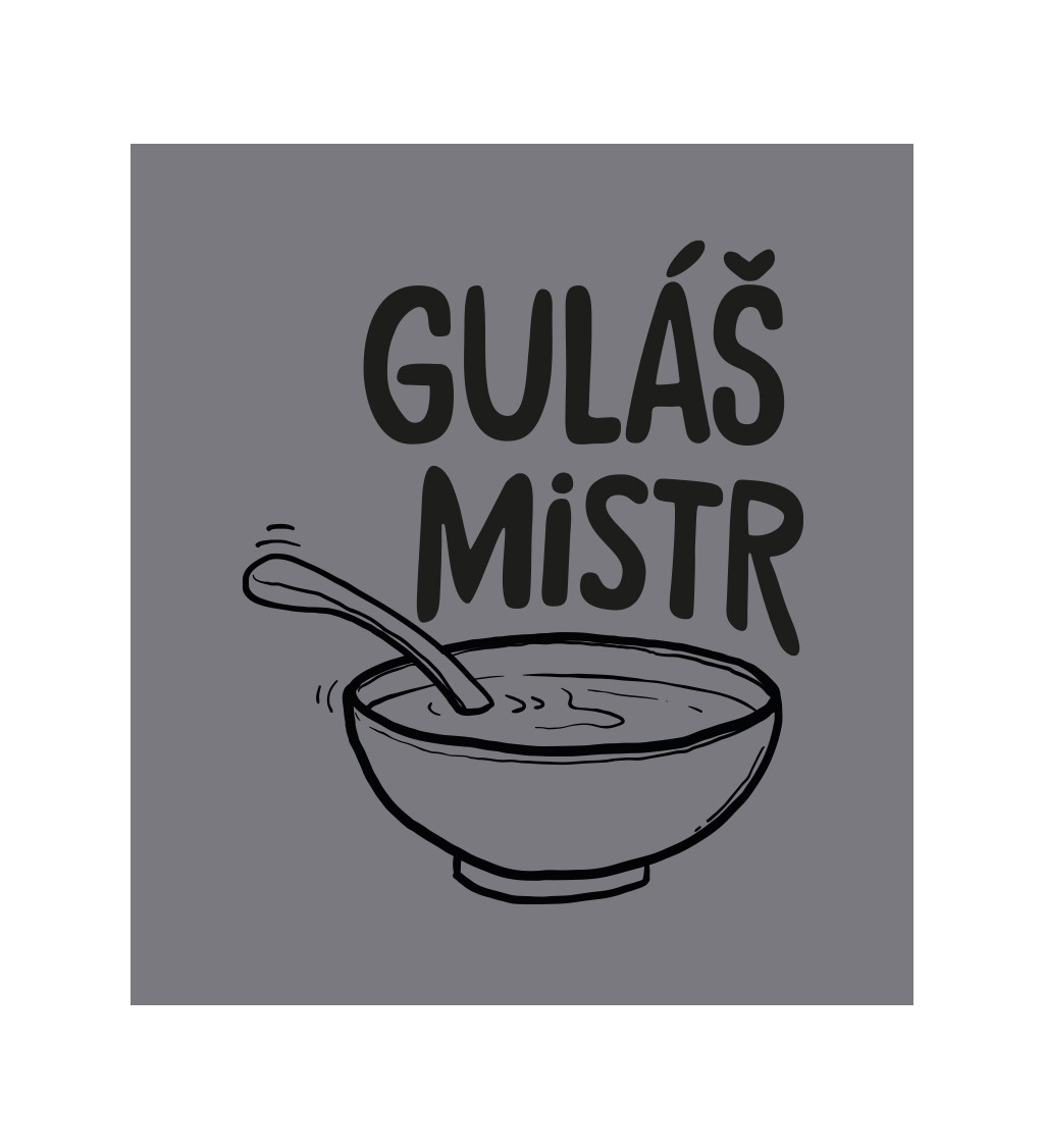 Zástěra šedá - Guláš mistr