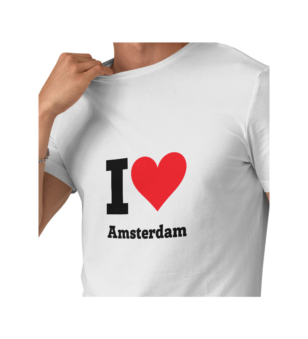 Pánské triko - I love Amsterdam