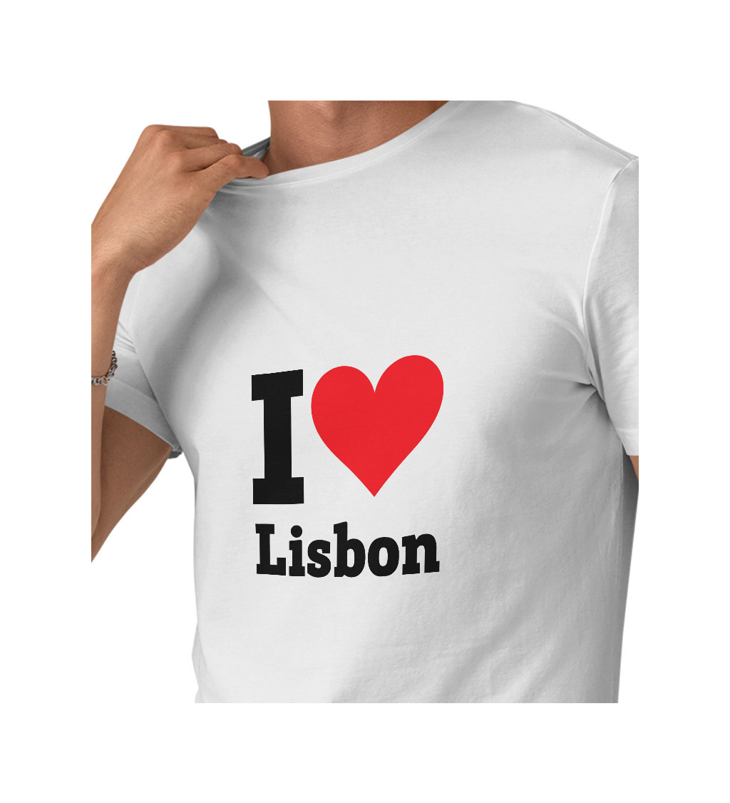Pánské triko -  I love Lisbon