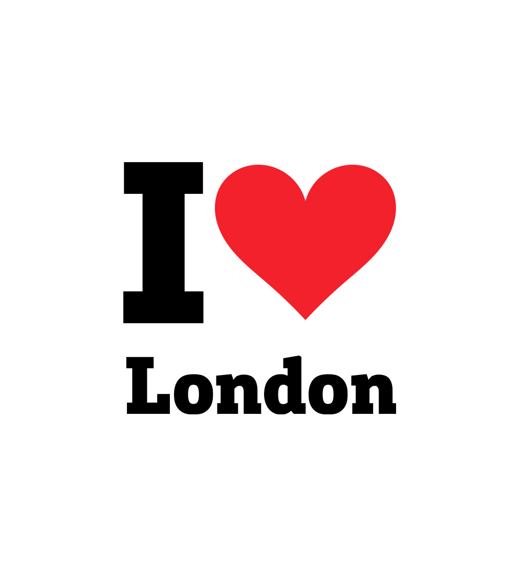 Pánské triko - I love London