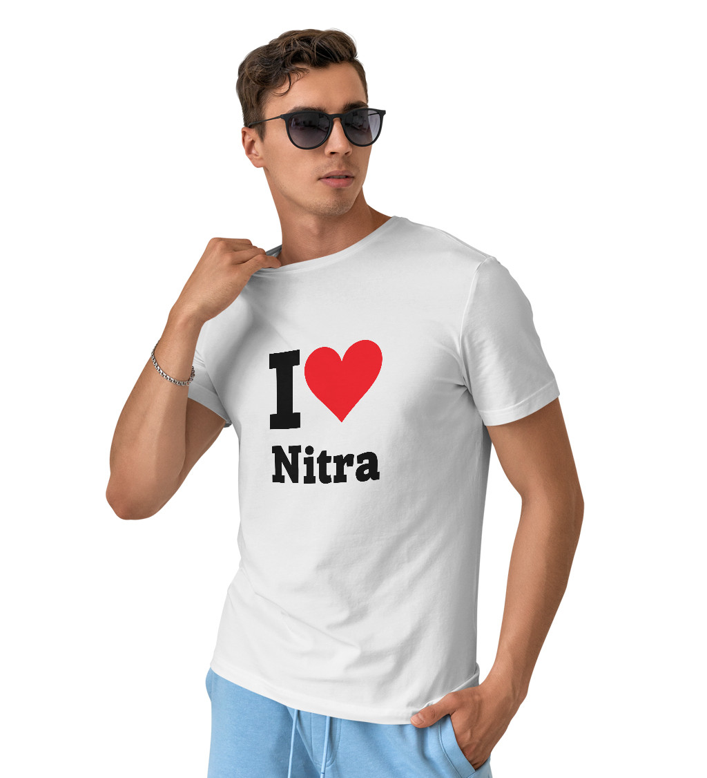 Pánské triko - I love Nitra