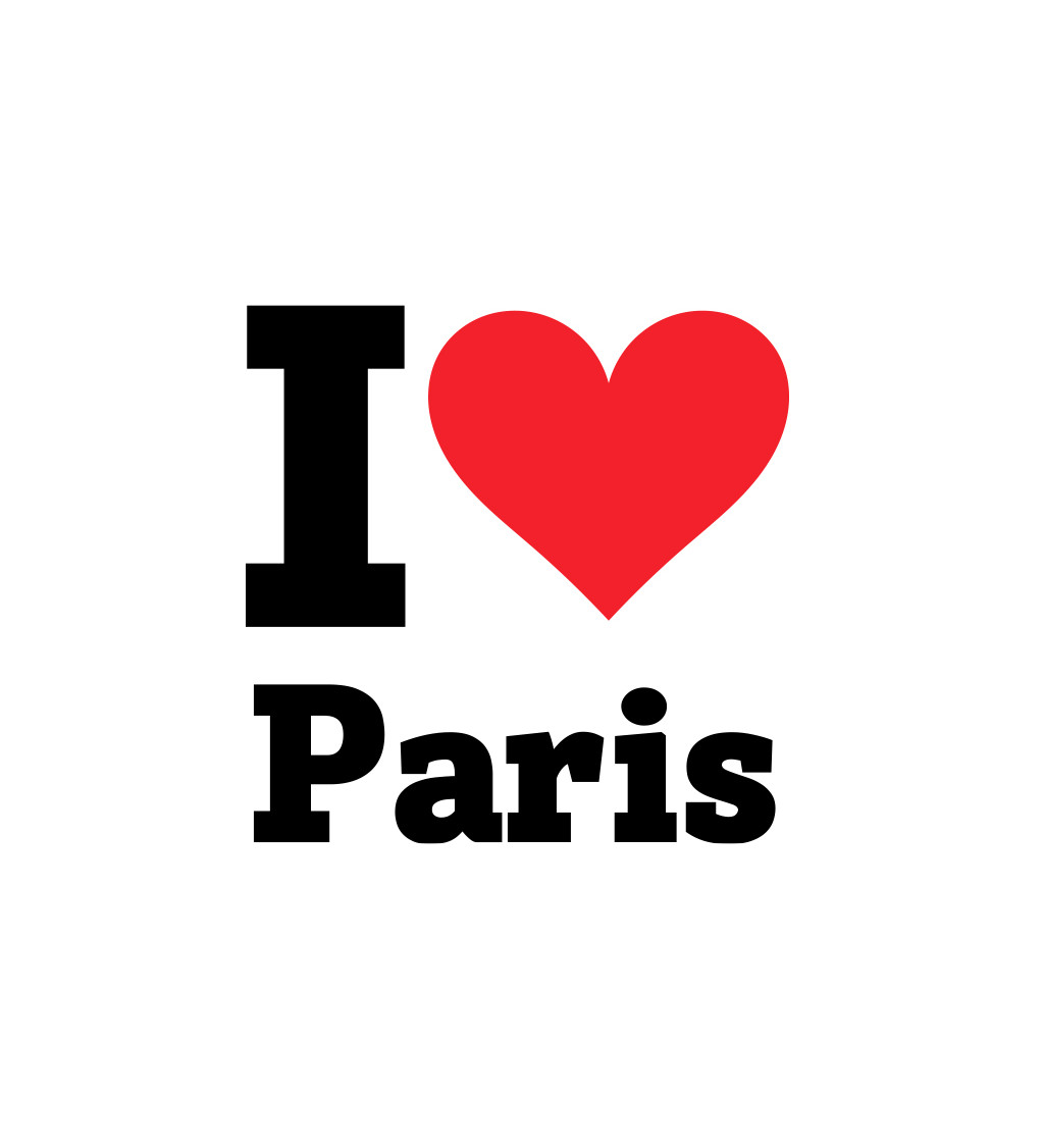 Pánské triko - I love Paris
