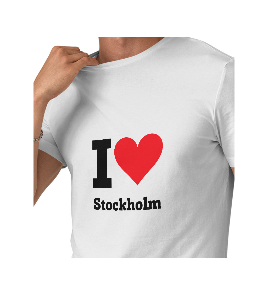 Pánské triko - I love Stockholm