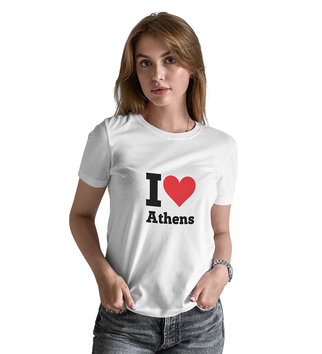 Dámské triko - I love Athens