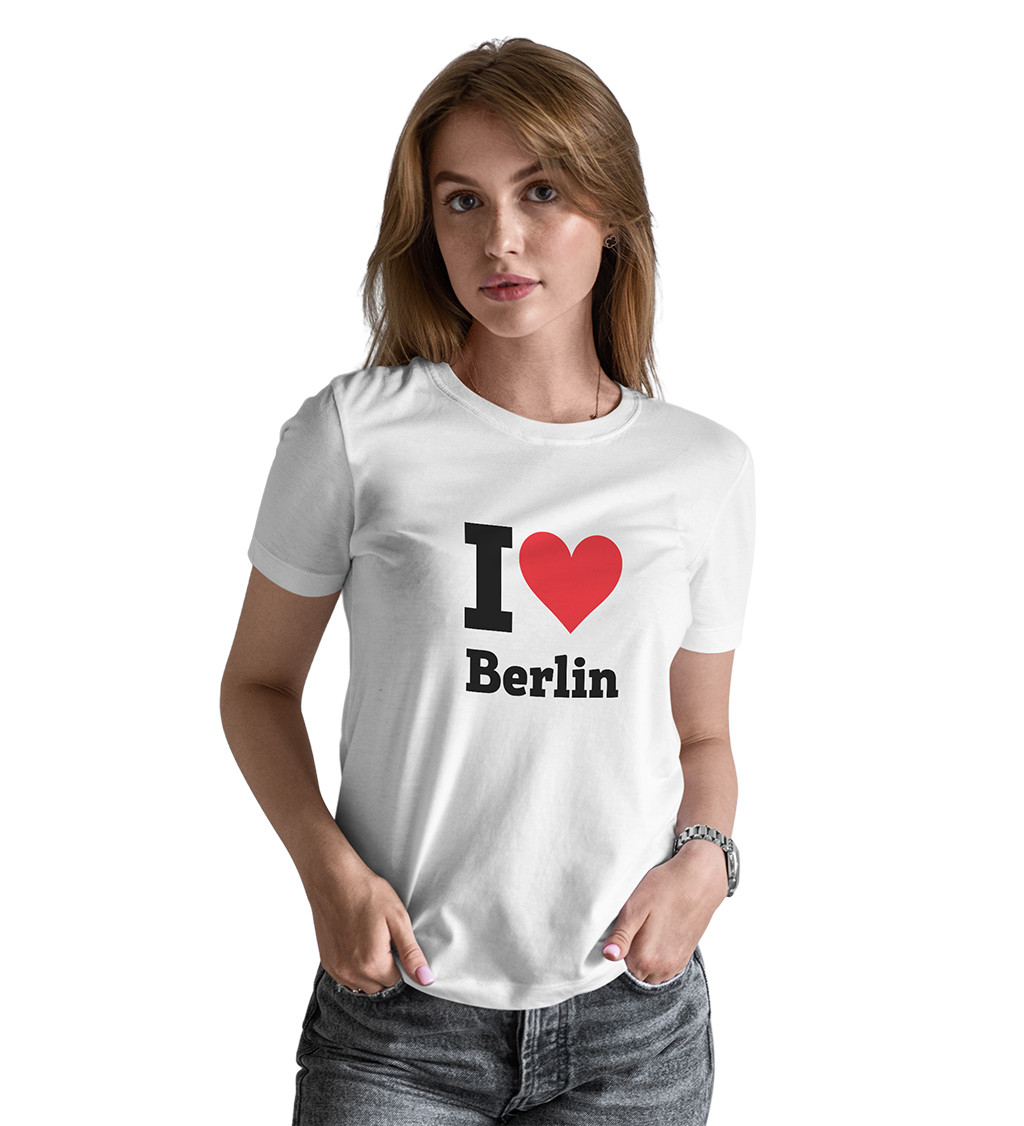 Dámské triko - I love Berlin