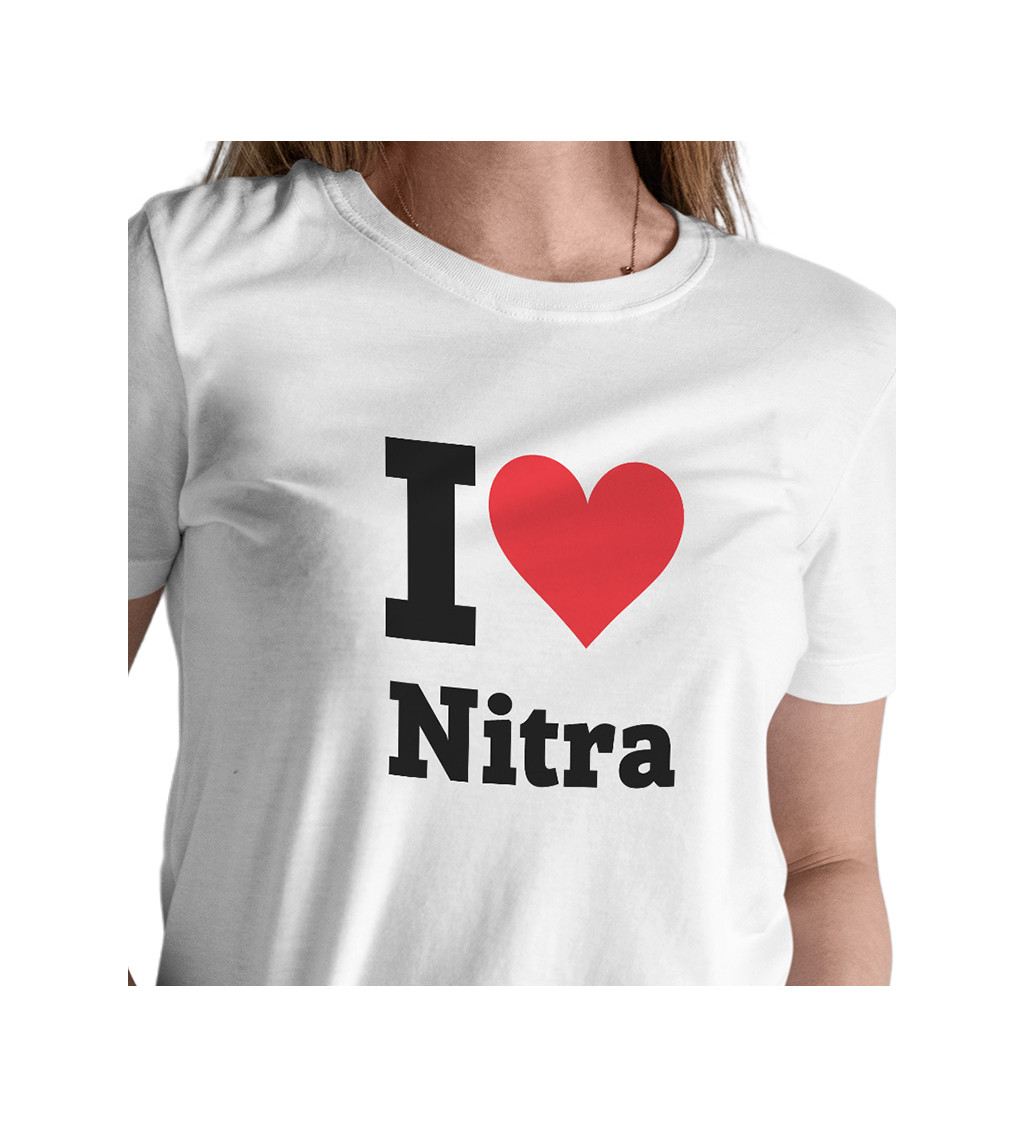 Dámské triko - I love Nitra