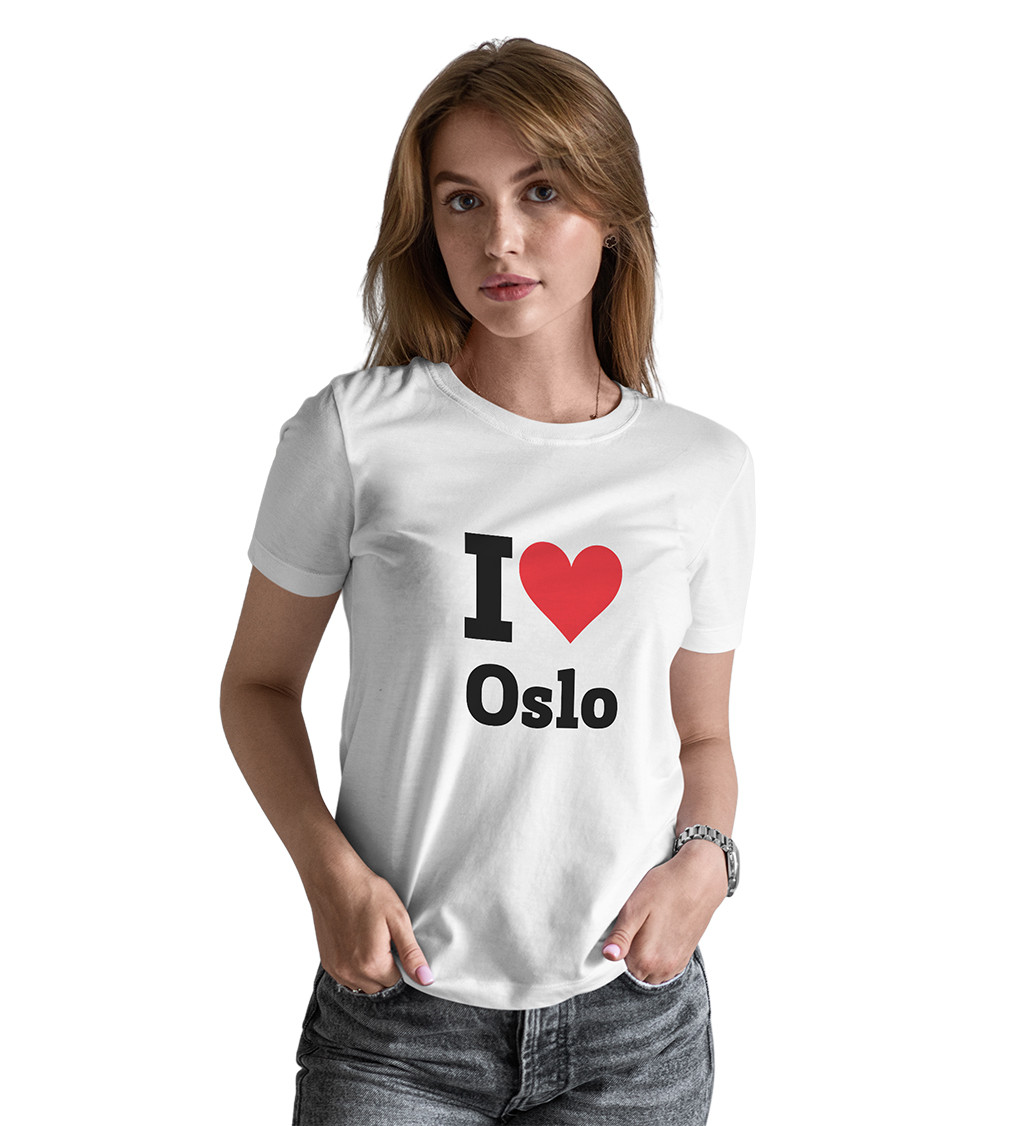 Dámské triko - I love Oslo