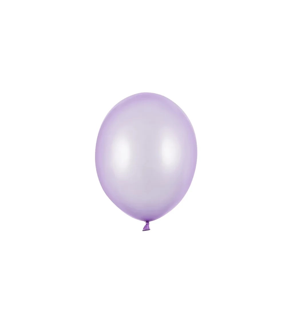 Latexové balónky Strong metalické stříbrné 30 cm – 10 ks