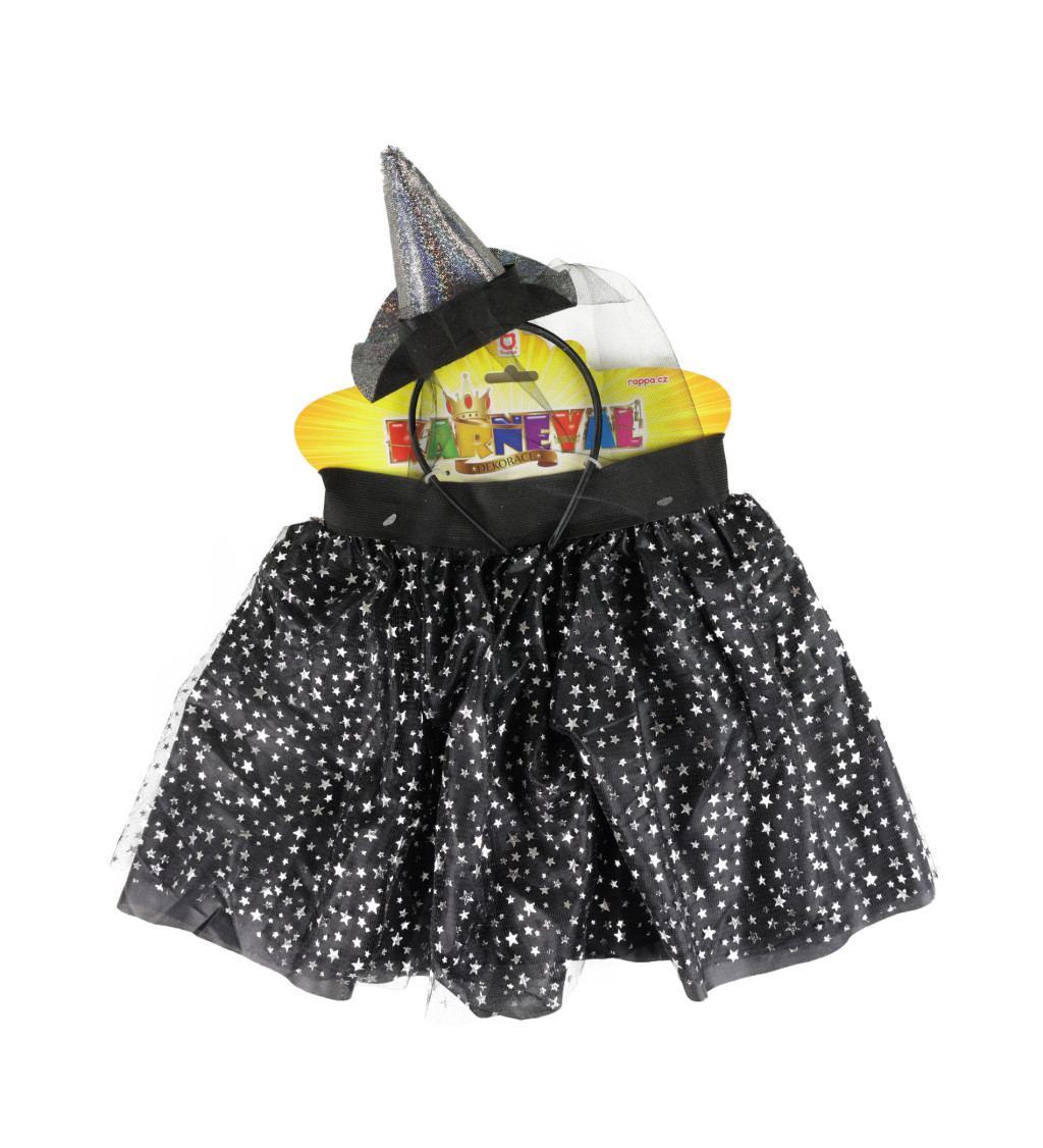 Dětský set - čelenka a tutu sukně - hvězdičky