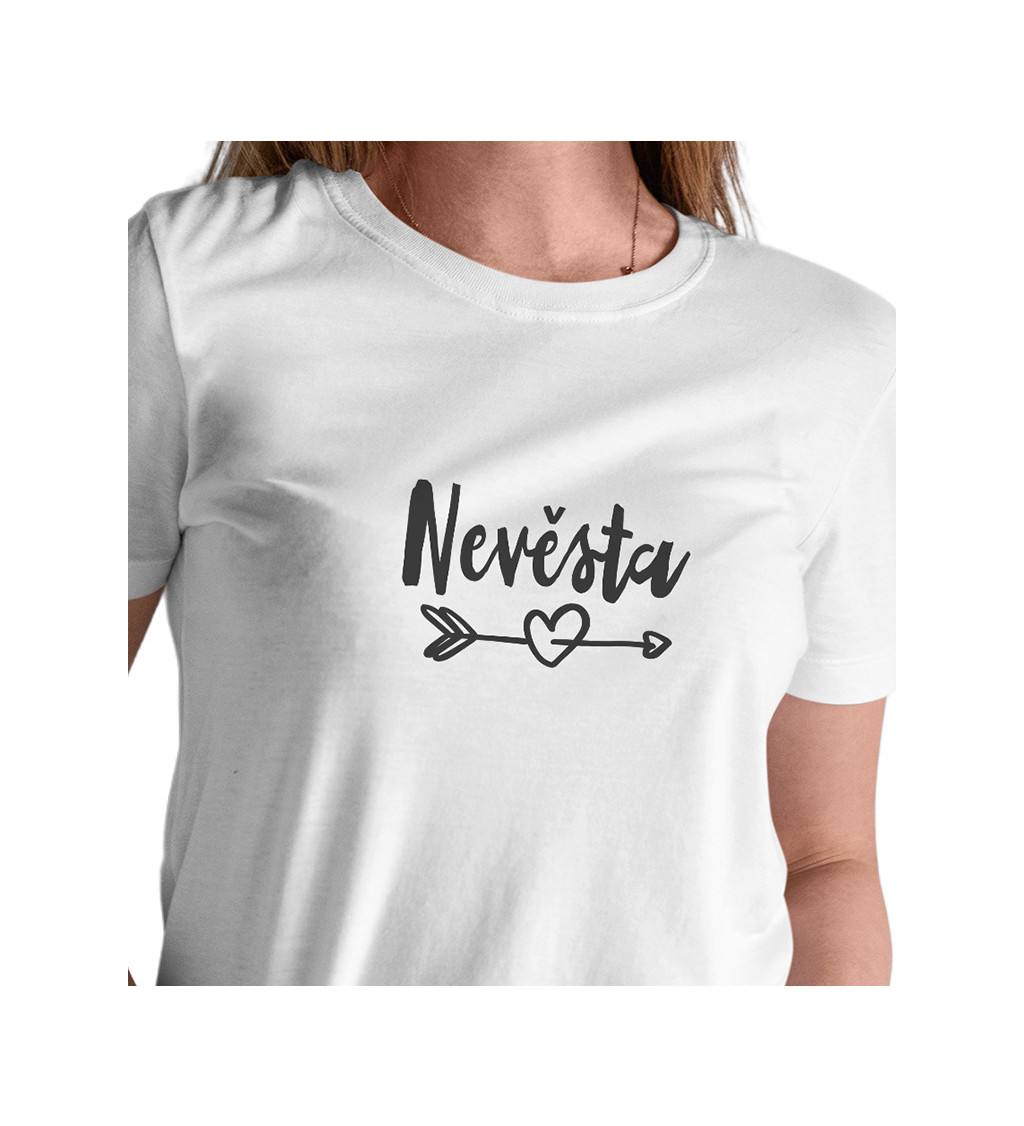 Dámské bílé tričko – Nevěsta