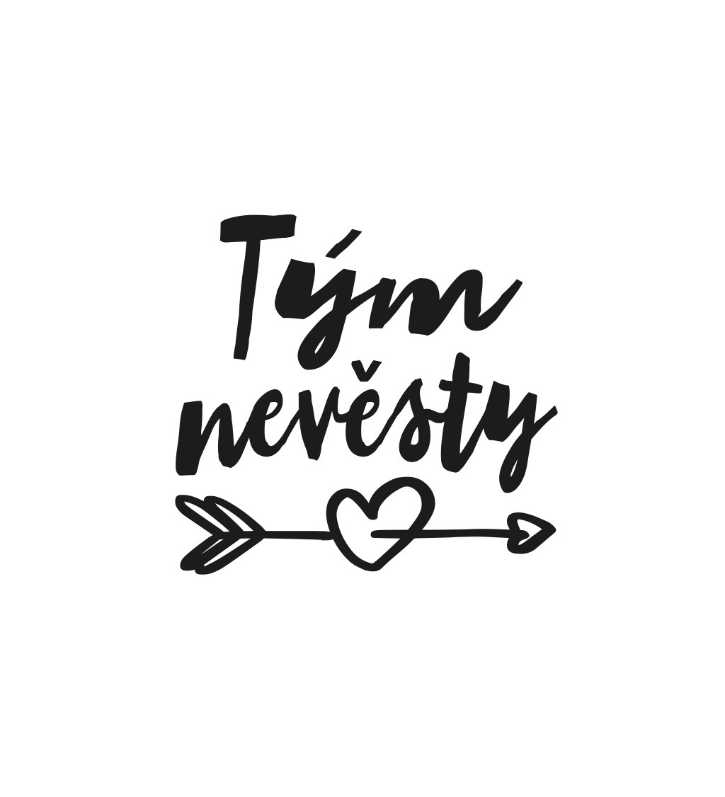 Dámské bílé tričko – Tým nevěsty