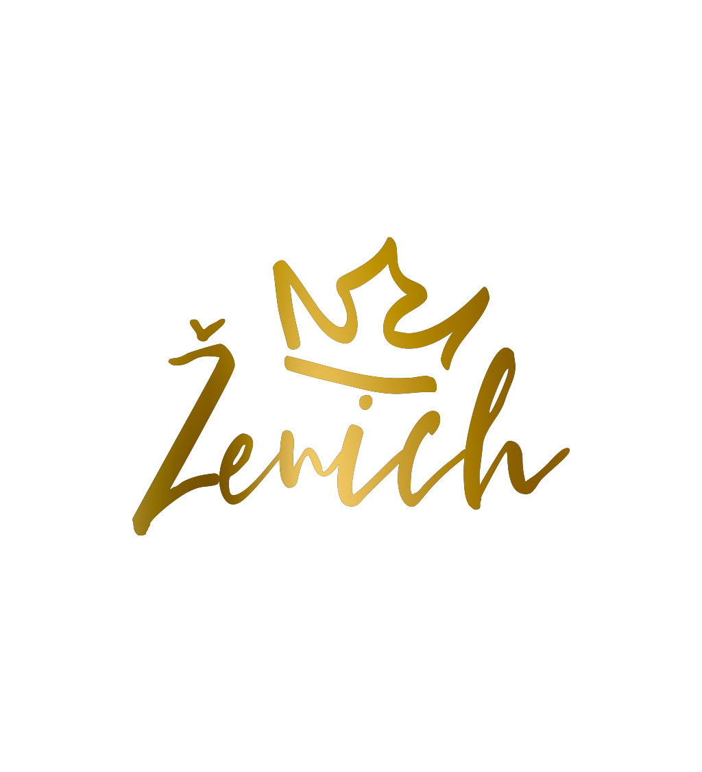 Pánské bílé tričko – Ženich