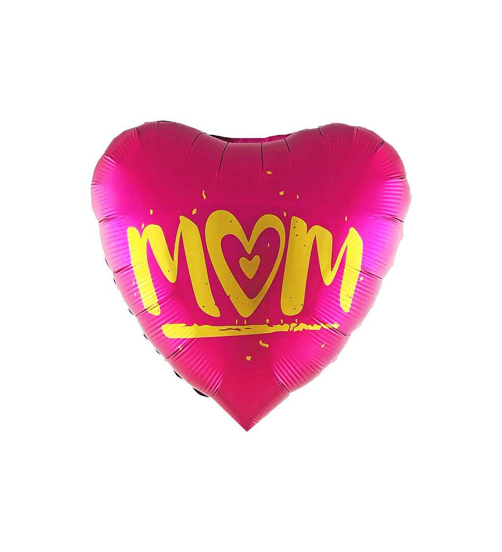 Fóliový balónek – Mom, 45 cm