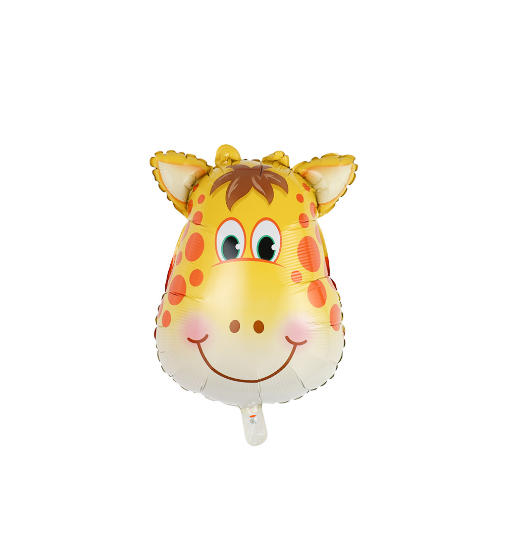 Fóliový balónek – Žirafa, 43 × 53 cm