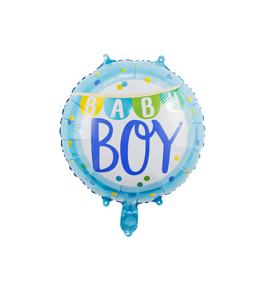 Fóliový balónek – Baby Boy modrý, 45 cm