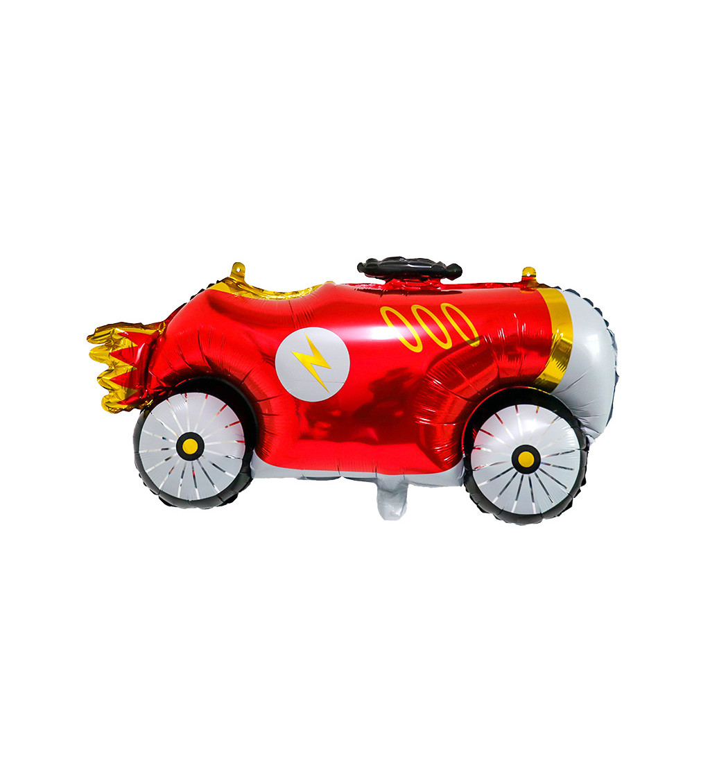 Fóliový balónek – Závodní auto, 93 × 55 cm